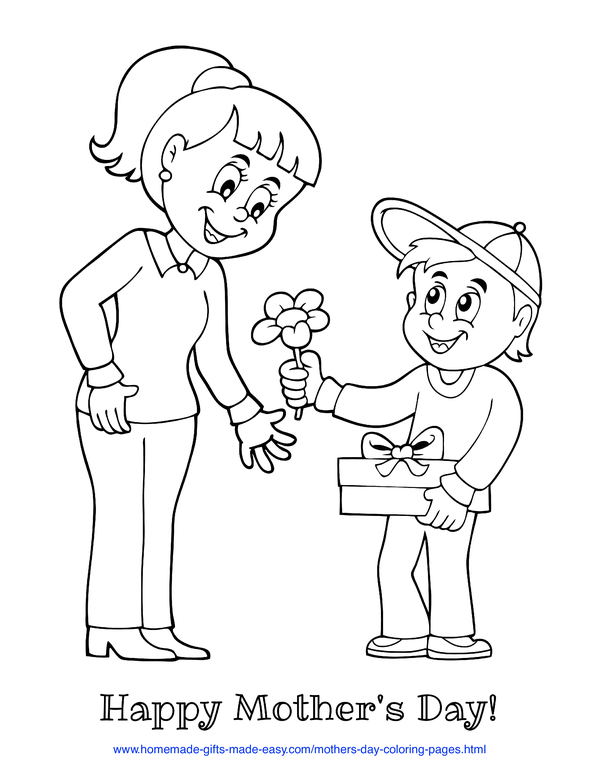 57 Best Mother's Day Coloring Pages - Free Printables