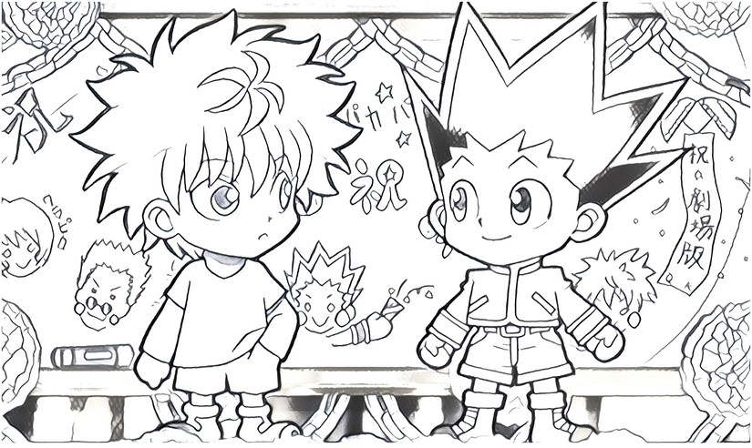 Gon Coloring Pages - Coloring Home