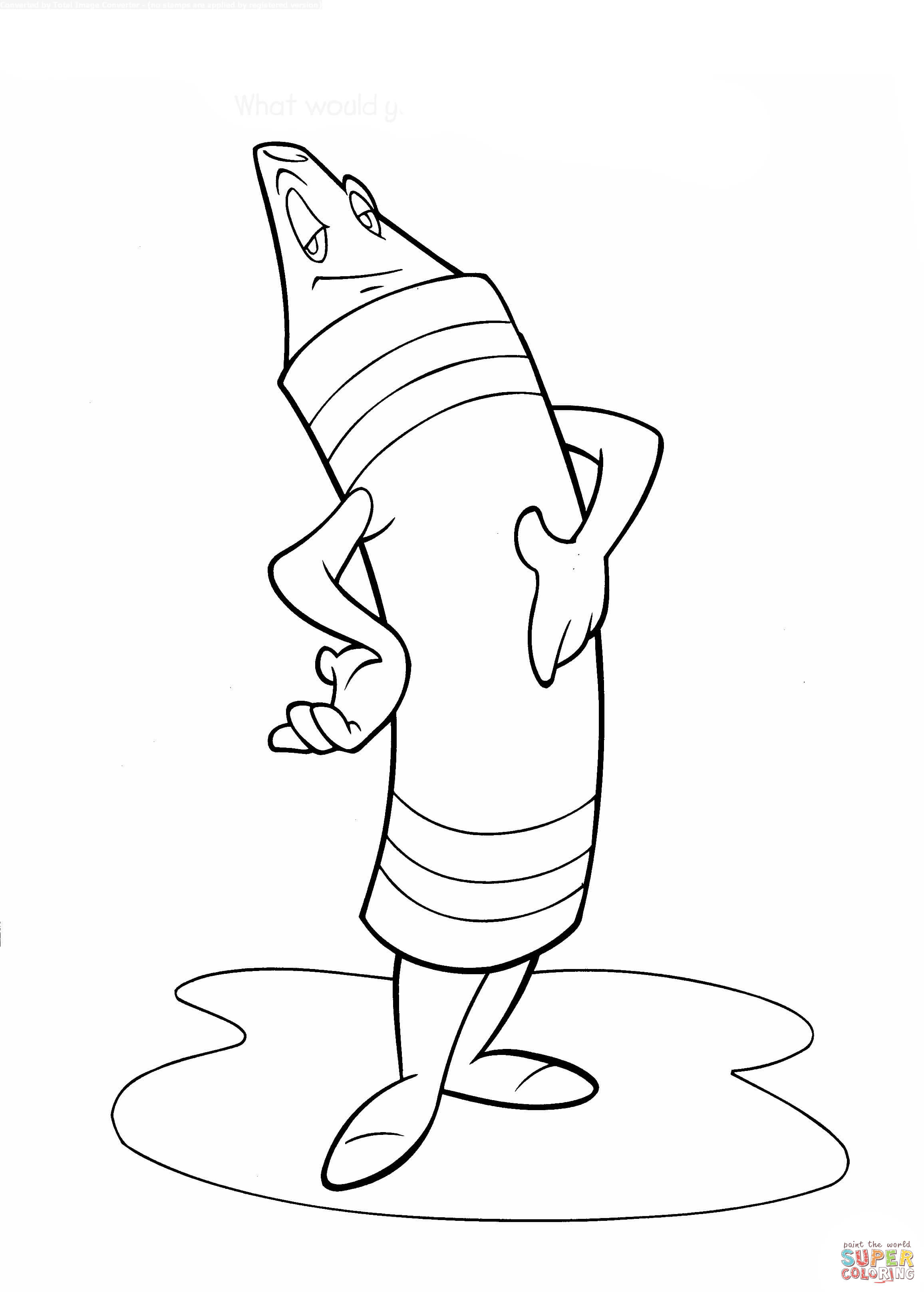 Mr Crayon coloring page | Free Printable Coloring Pages