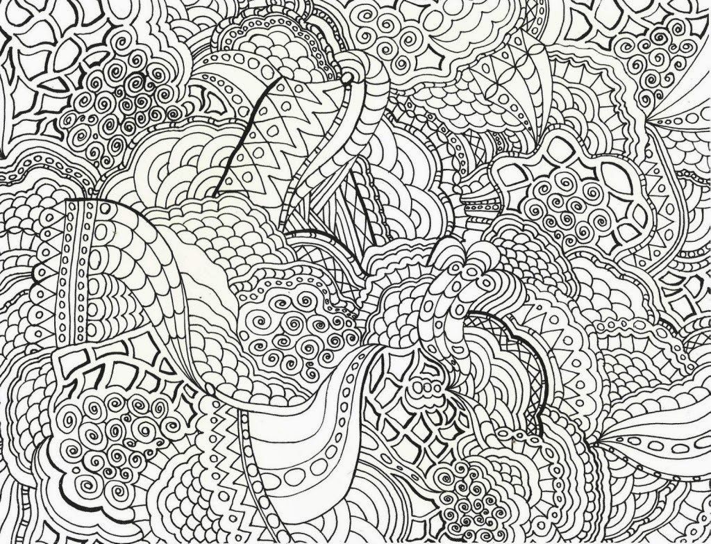 Flower Coloring Pages Hard - High Quality Coloring Pages