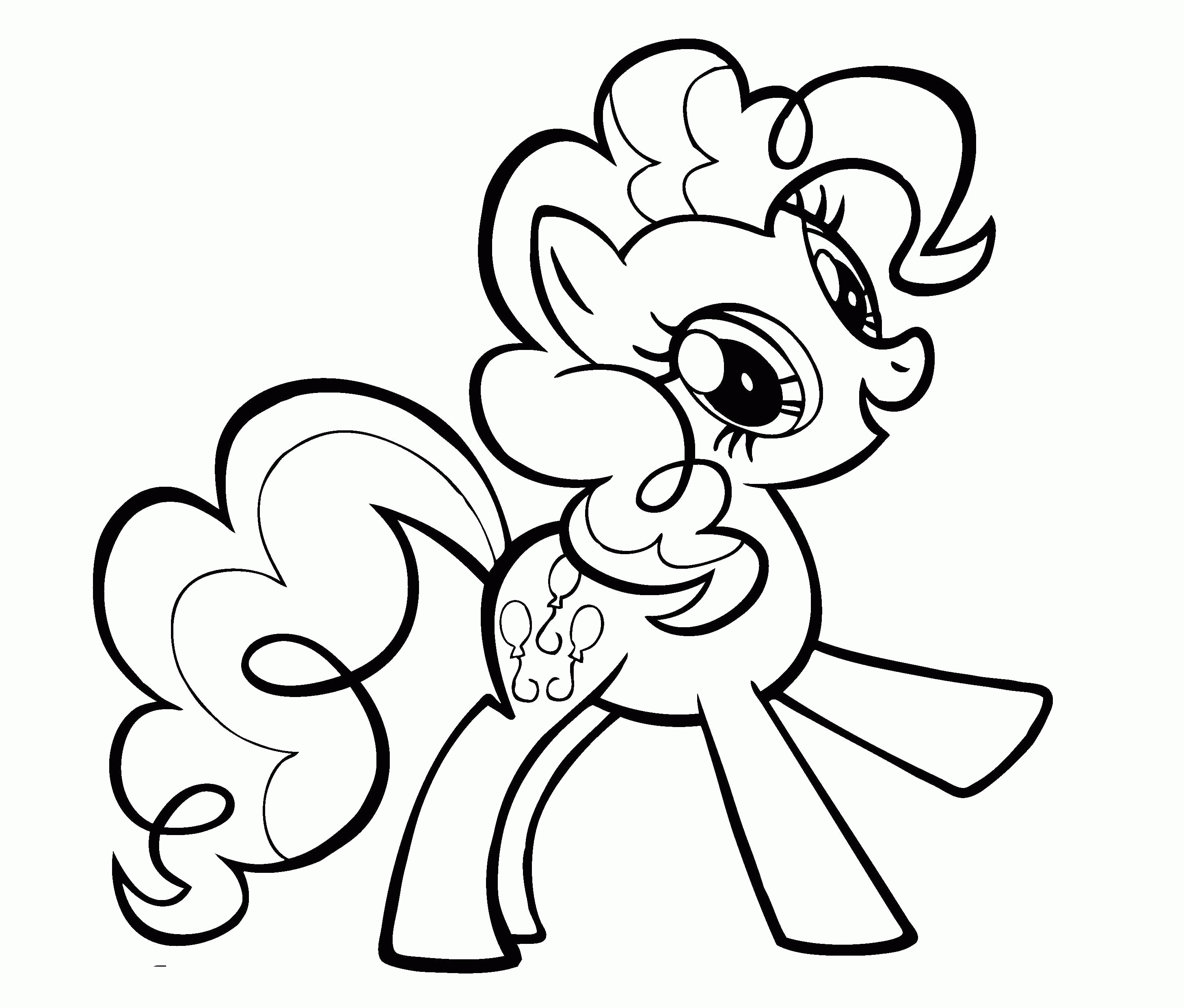 Pinkie Pie Coloring Page For Kids And For Adults   Coloring Home