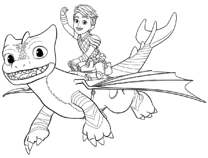 Dragon riders coloring book: rescue crew for kids to print and online