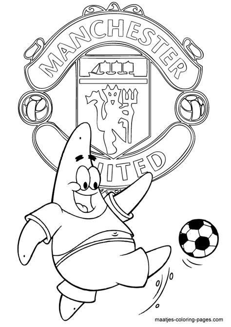 Manchester United Colouring Pages - Free Colouring Pages