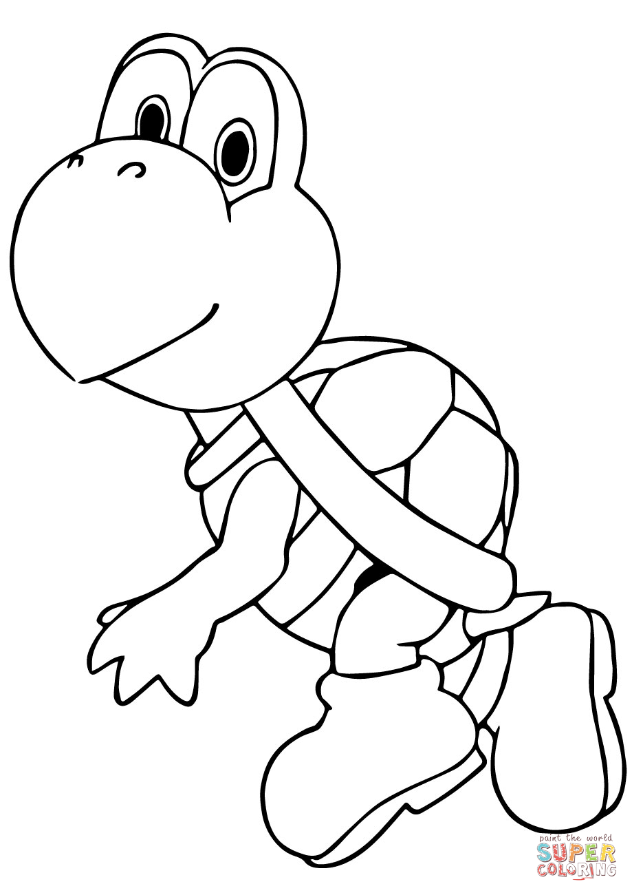 King Koopa Printable Coloring Pages - Coloring Page