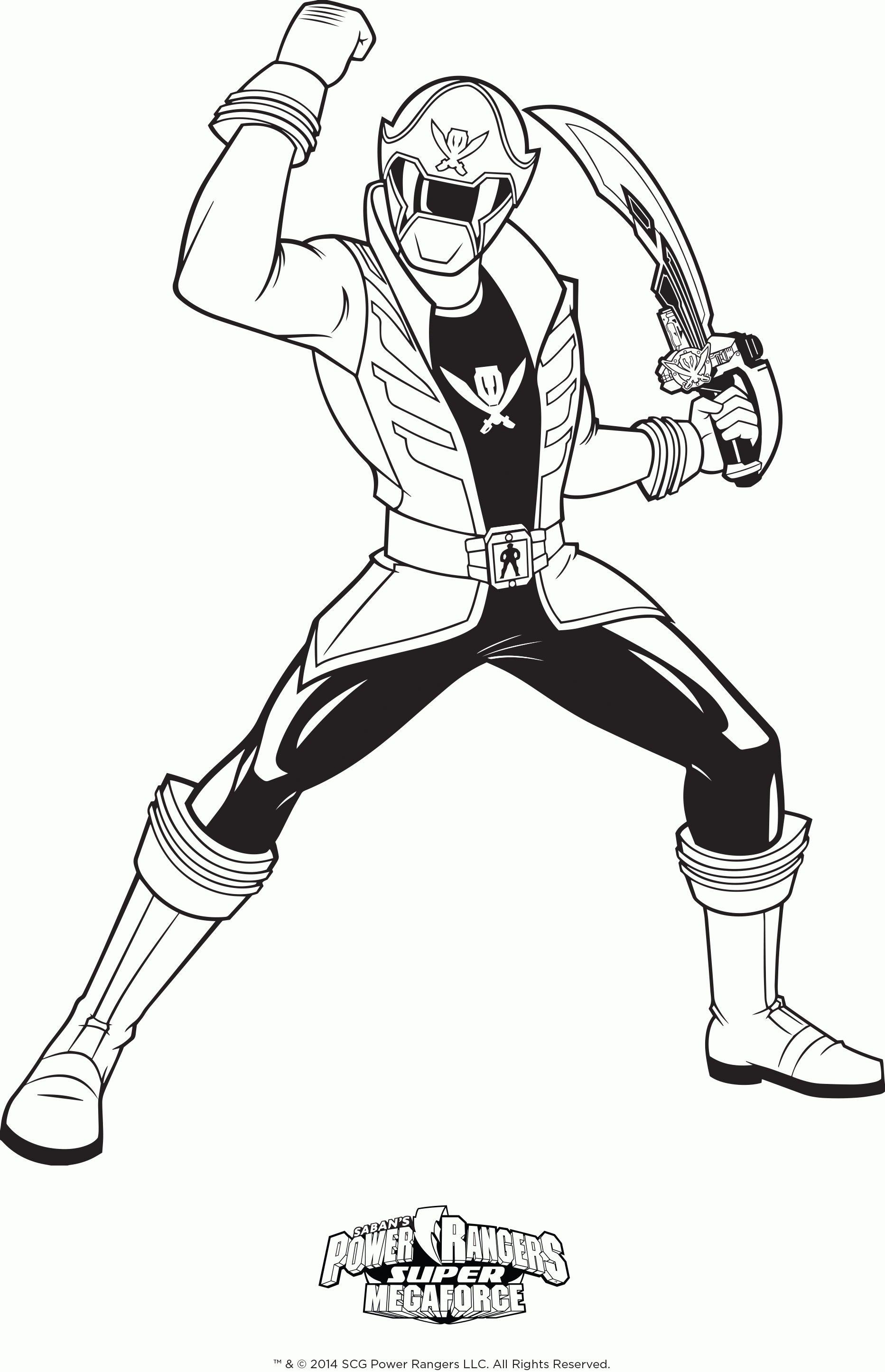 Power Rangers Megaforce Coloring Pictures - High Quality Coloring ...