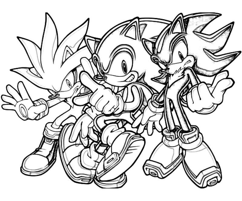 Sonic The Werehog Coloring Pages To Print - Coloring Home