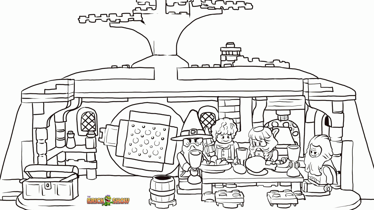 7 Pics of LEGO House Coloring Pages - LEGO Hobbit Coloring Pages ...