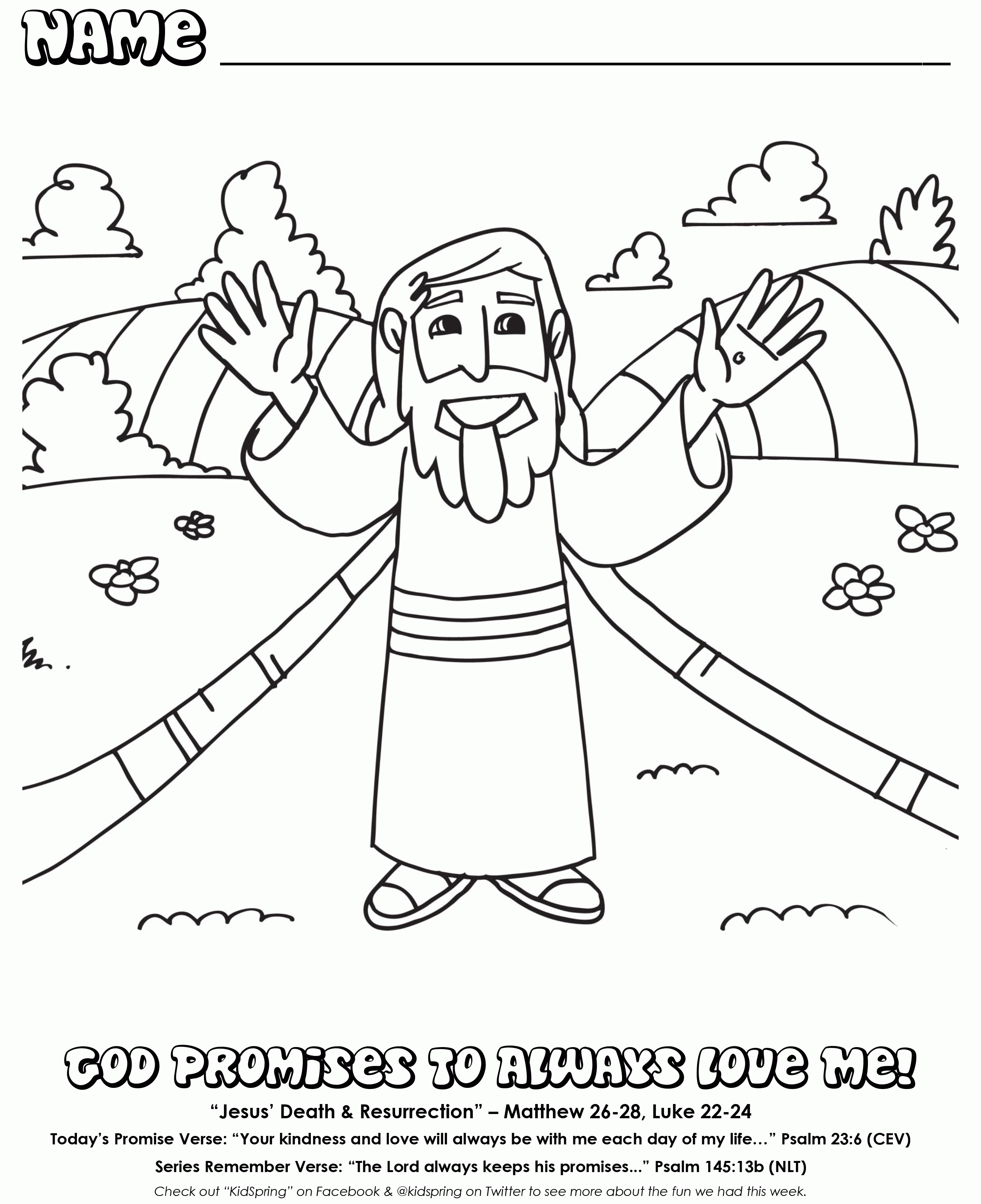 Jesus Forgiveness Coloring Page - Coloring Home