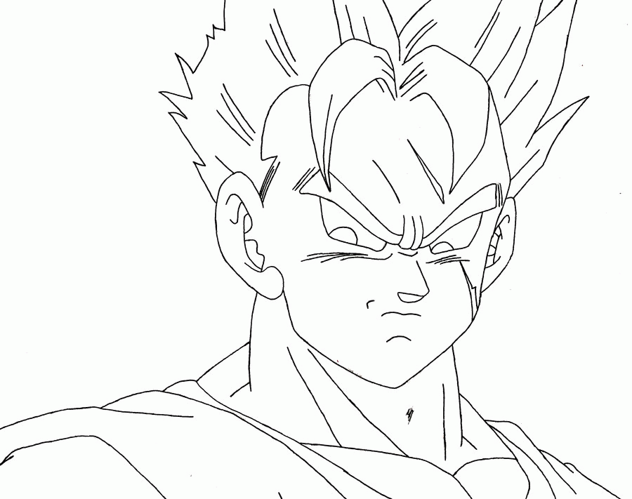 Future Gohan Coloring Pages - High Quality Coloring Pages