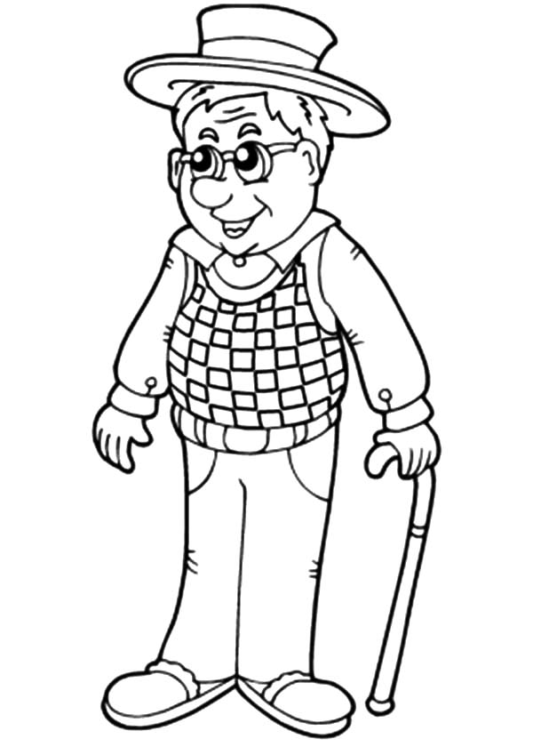 Stylish Grandfather Coloring Pages Color Luna Coloring Pages 