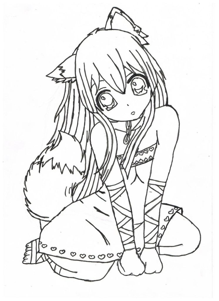 Coloring Pages For Adults Anime