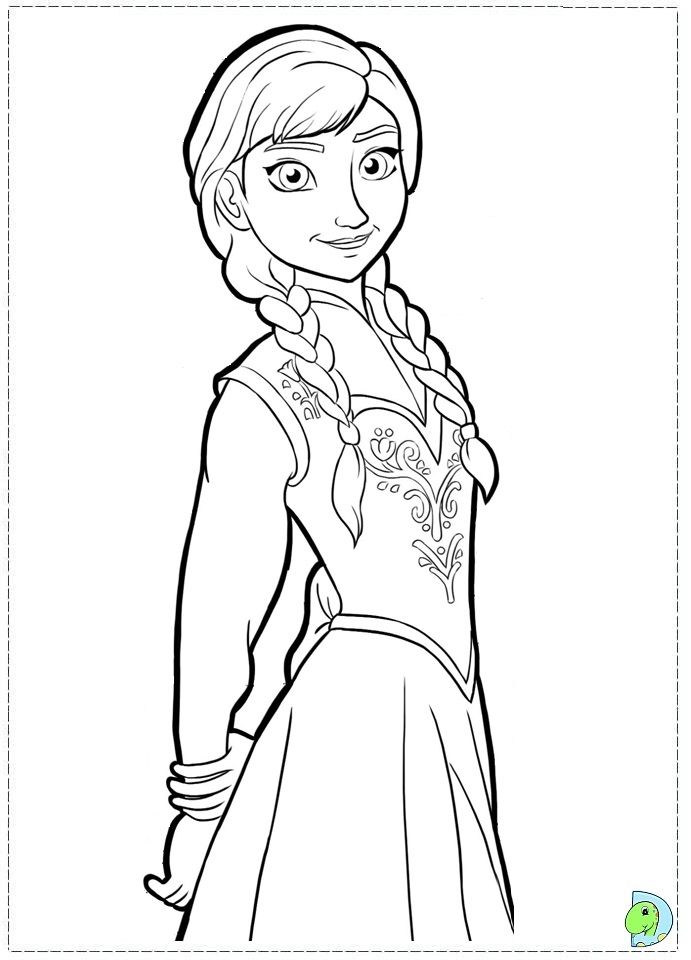 Frozen Characters Coloring Pages - Coloring Home