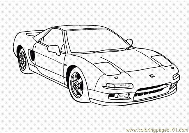 Car Coloring Page - Free Vehicle Transport Coloring Pages ...