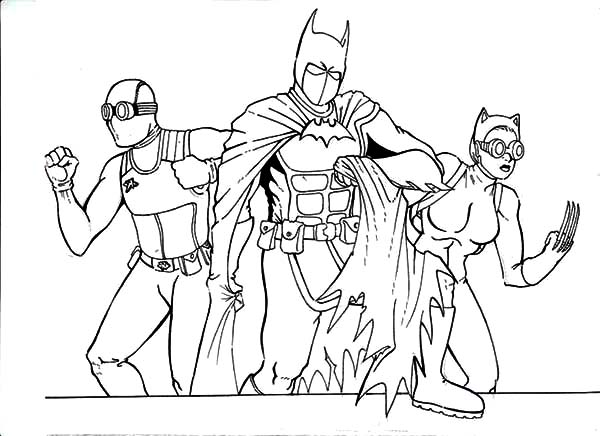 Batman And Catwoman Coloring Pages : Best Place to Color