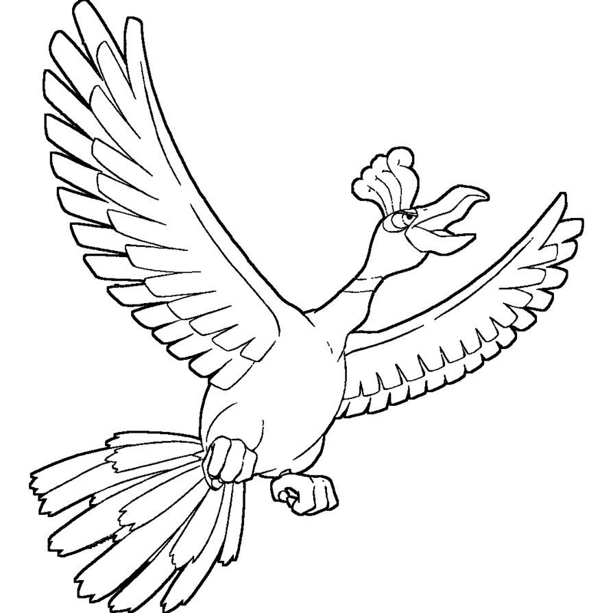 Image result for ho-oh coloring pages