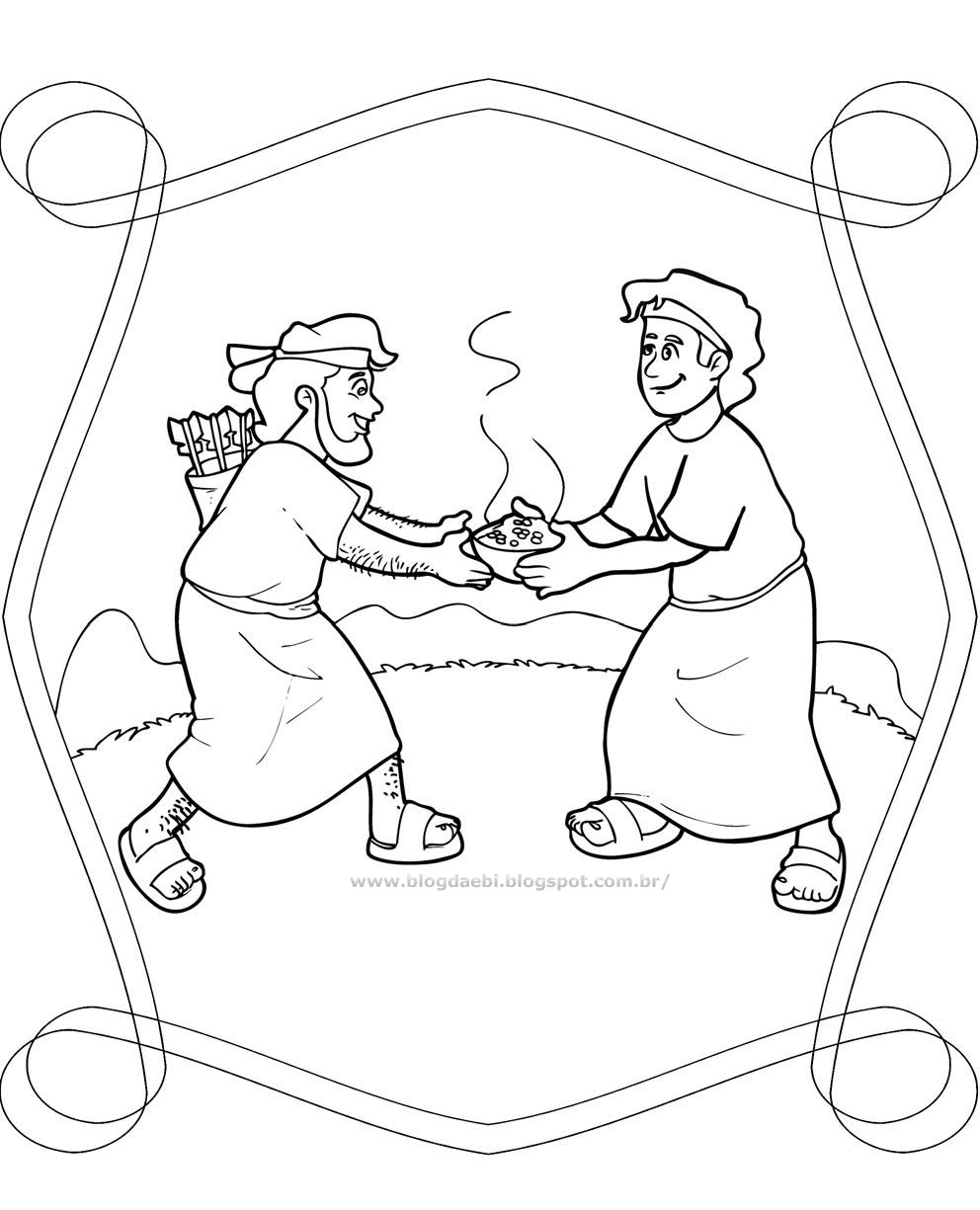 Jacob And Esau Coloring Pages Images. esau and jacob coloring ...