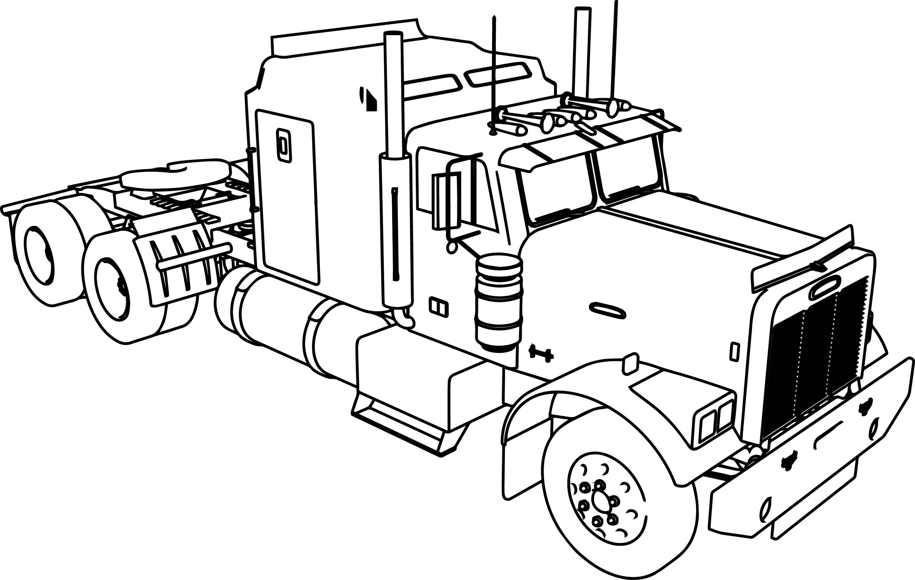 Printable Truck Coloring Pages | azspringtrainingexperience