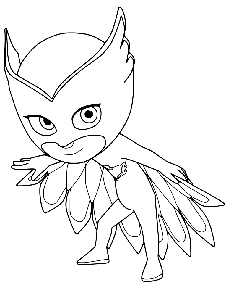 The best free Owlette coloring page images. Download from 25 free ...