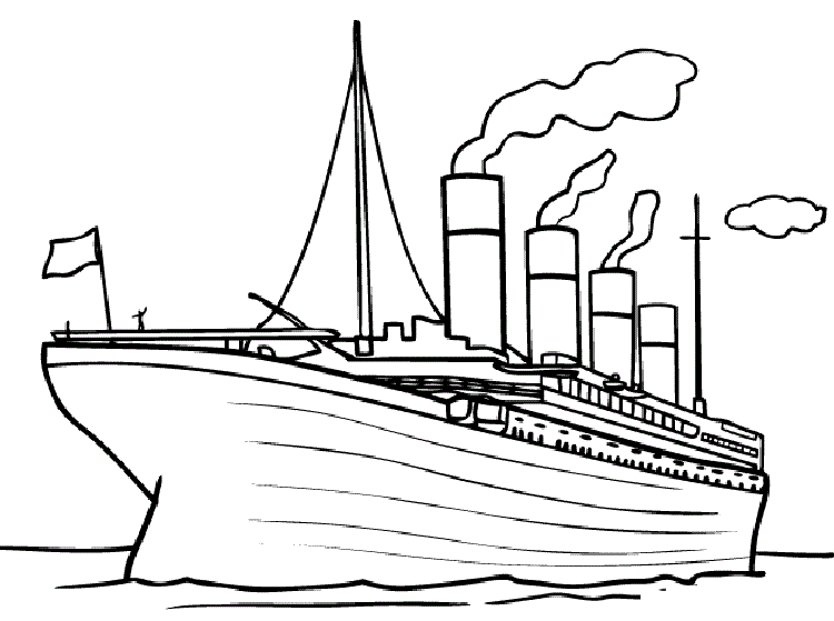 Free Printable Titanic Coloring Pages ...