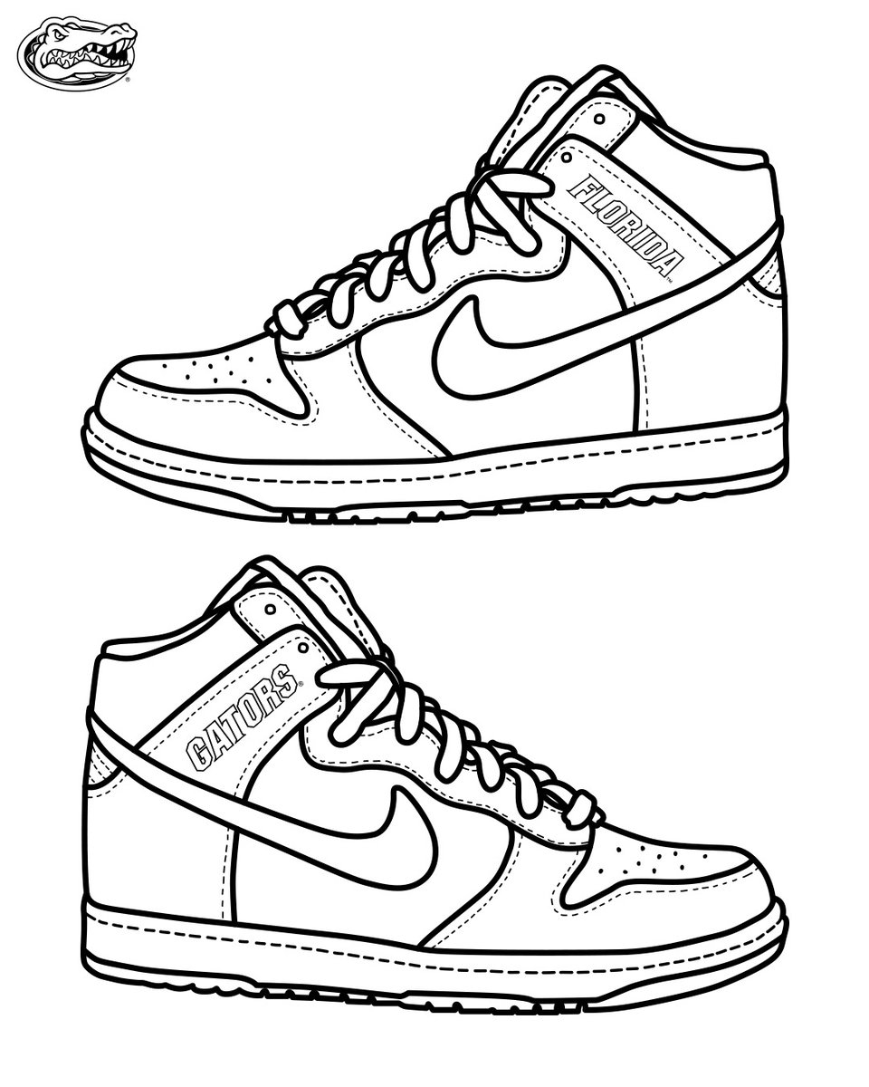 Tennis Shoes Coloring Pages Coloring Home