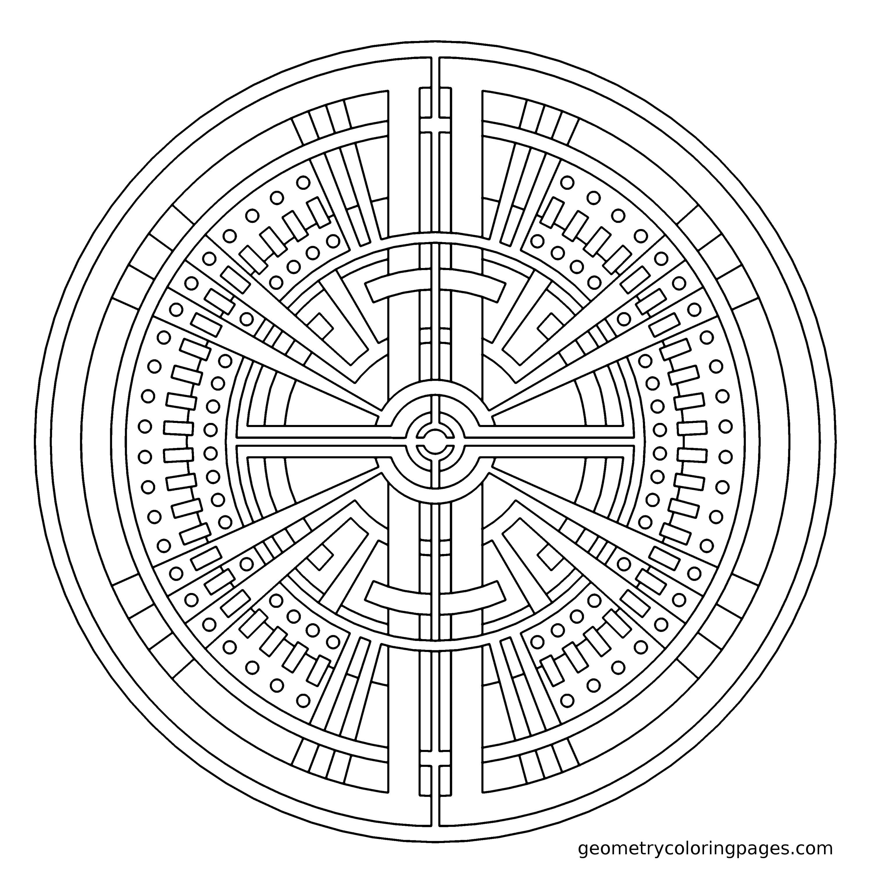 Amulet" redux Geometry & Mandala Coloring Pages Pinterest ...