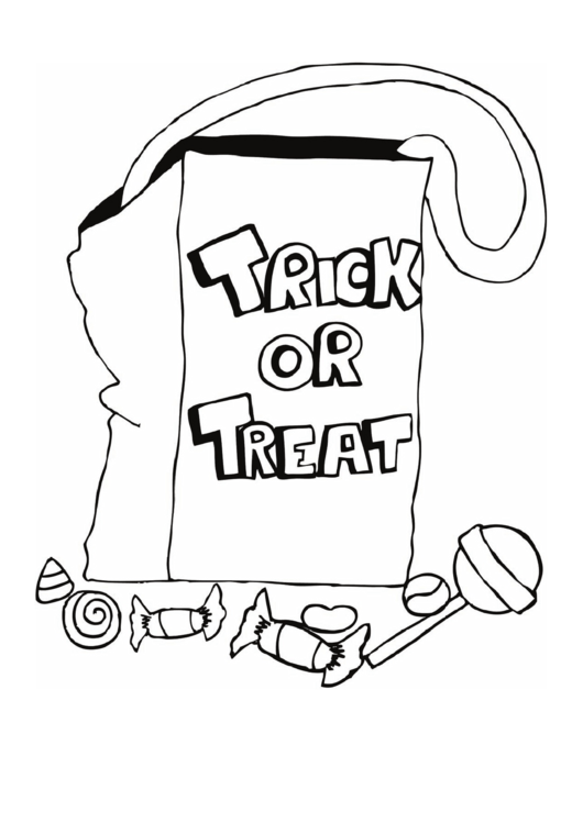 Need a Trick Or Treat Bag Coloring Page? Here's a free Halloween template!  Create ready-to-use forms at… | Trick or treat bags, Treat bags, Halloween  coloring pages