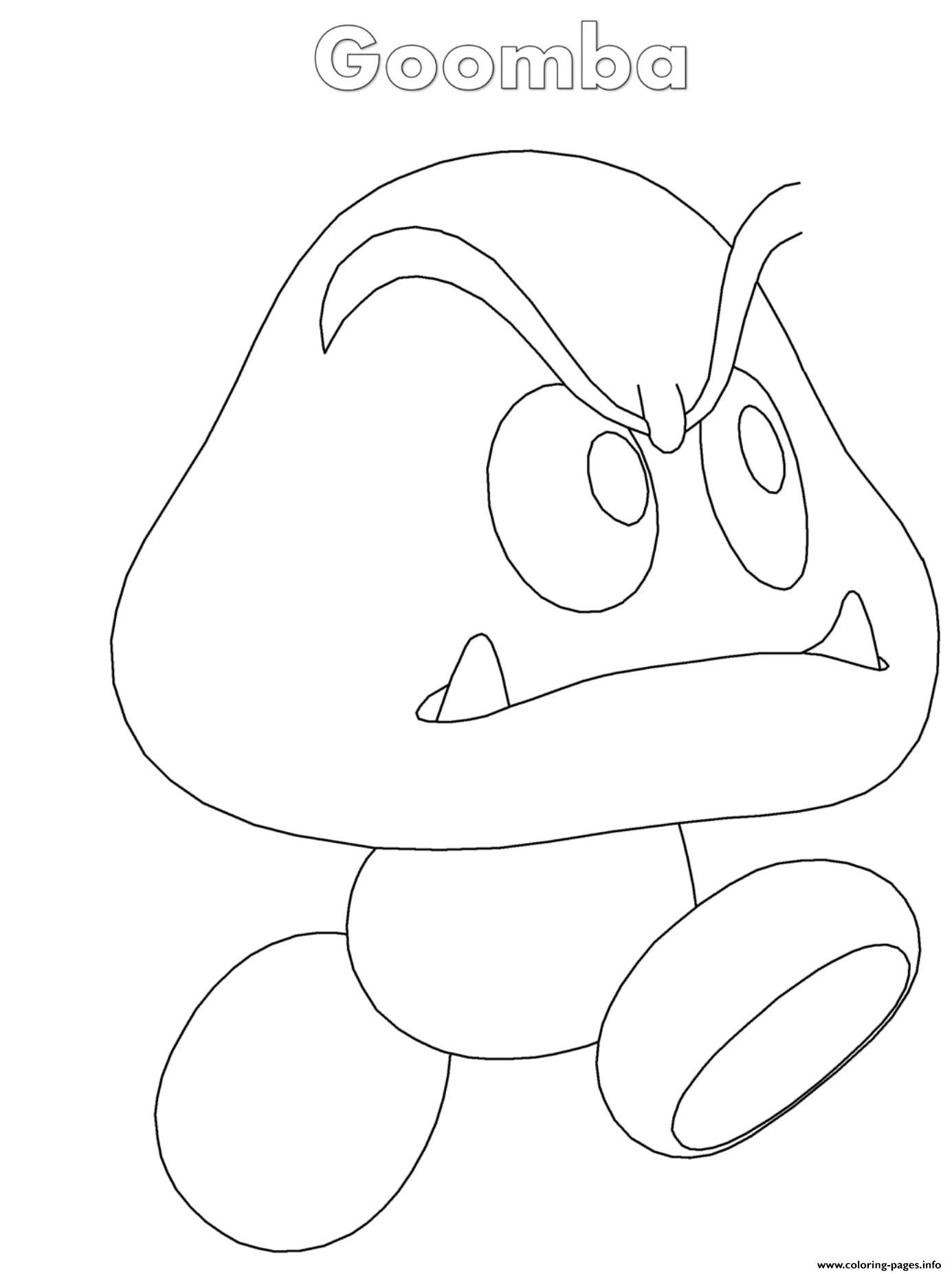 coloring : Nintendo Coloring Pages Best Of Goomba Nintendo Coloring Pages  Printable Nintendo Coloring Pages ~ queens