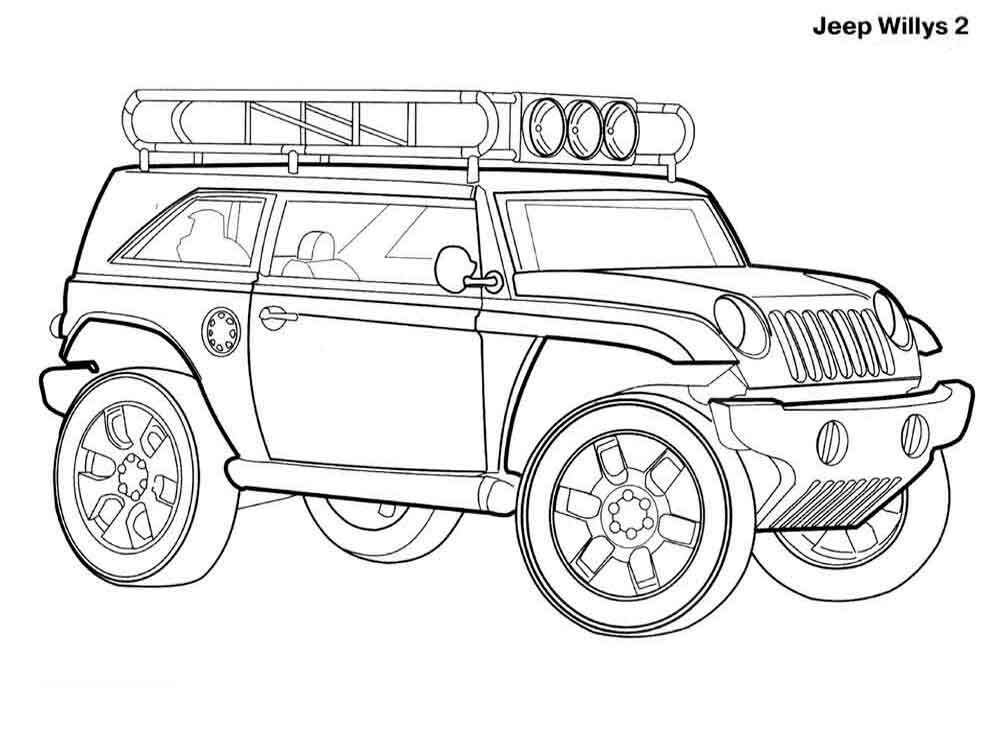 SUV coloring pages. Download and print SUV coloring pages