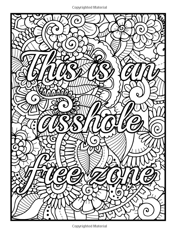 Swear Coloring Pages Coloring Home