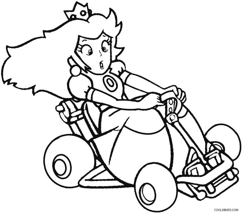 Go Kart Coloring Pages - High Quality Coloring Pages