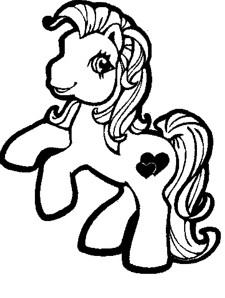 Easy Cartoon Horse Coloring Pages Kids | Cartoon Coloring Pages Of ... -  Coloring Home