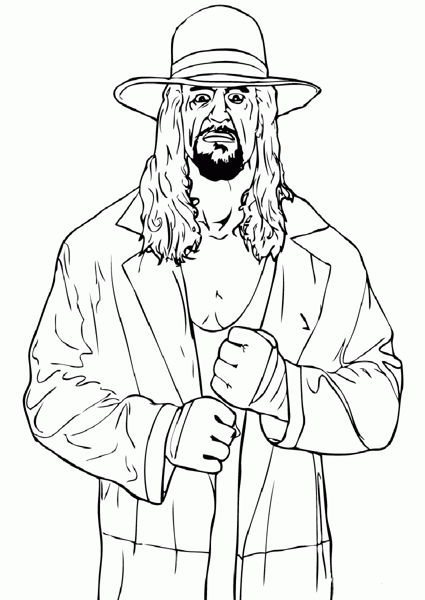 Roman Reigns Coloring Pages Coloring Home