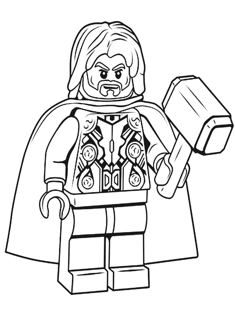Free Lego Avengers coloring pages. Download and print Lego Avengers  coloring pages
