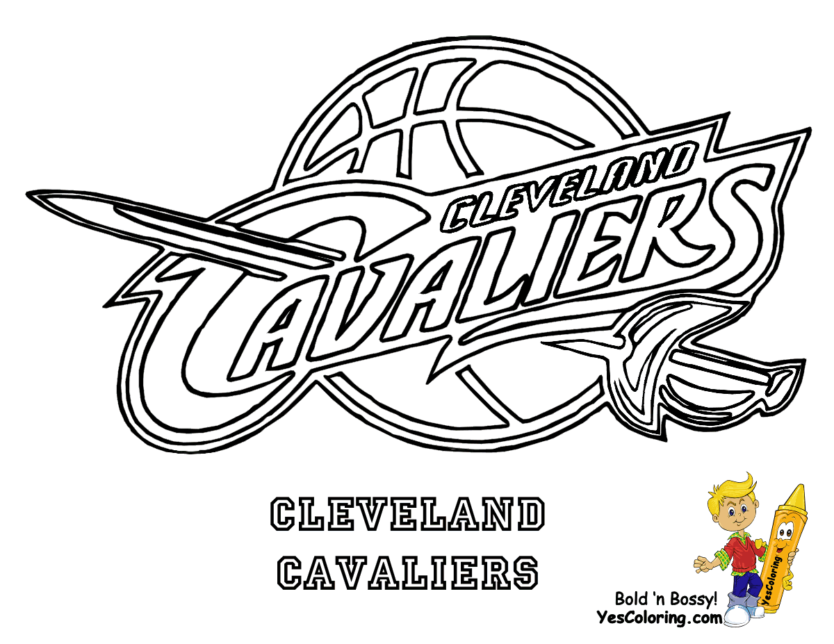 cleveland cavaliers logo outline - Clip Art Library