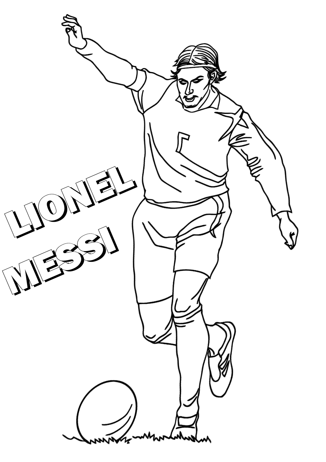 Lionel Messi coloring pages | Coloring pages to download and print