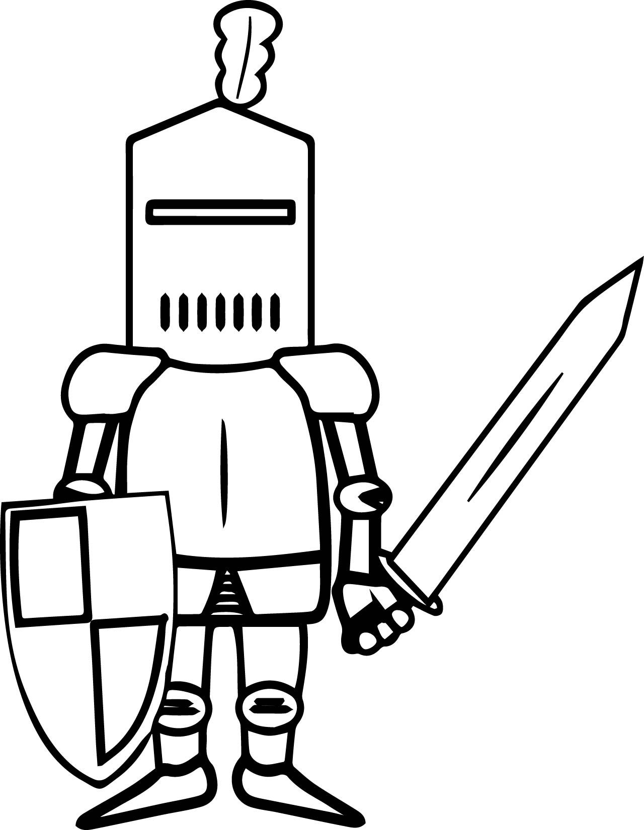 Knight Sword Coloring Page | Knight sword, Coloring pages ...