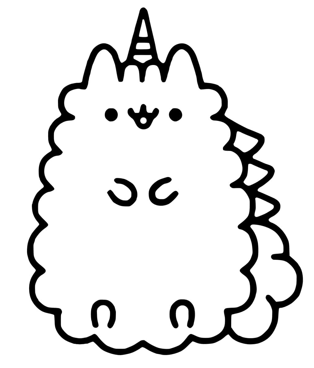 Pusheen Coloring Pages   Coloring Home