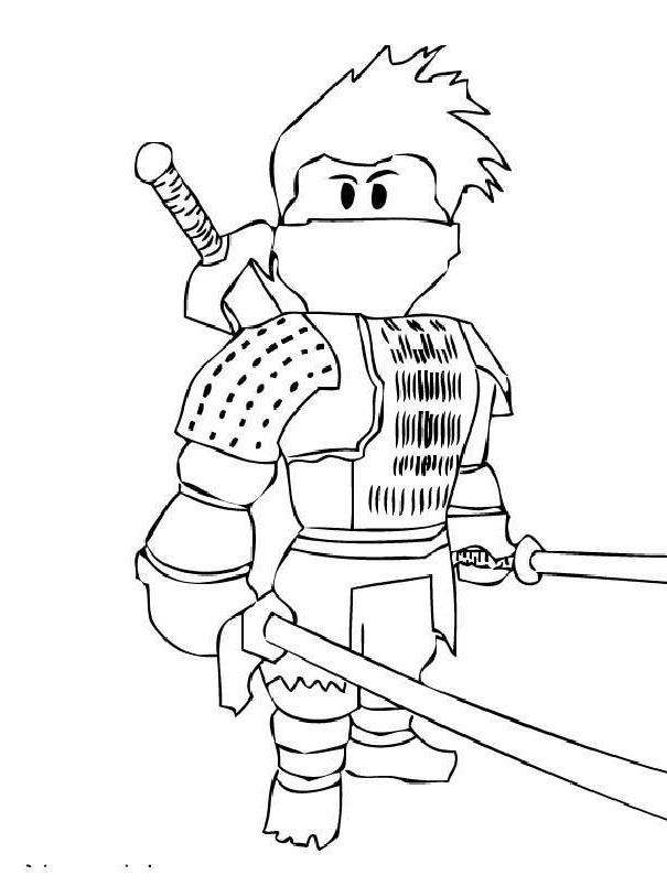 Colour Roblox Printable Coloring Pages