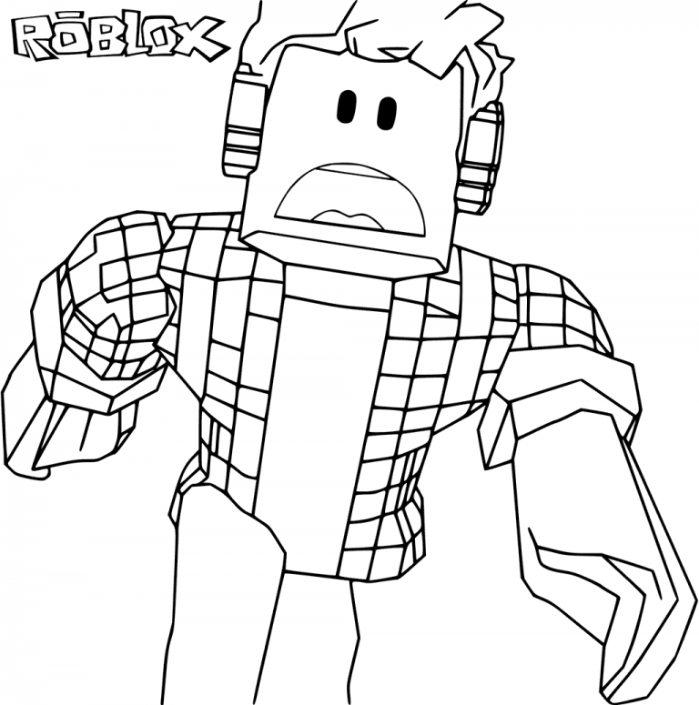 Roblox Colouring Pages in 2019 | Coloring pages for kids ...