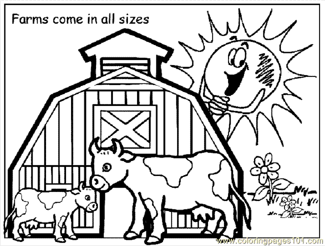 Farm Coloring Page 09 Coloring Page - Free Others Coloring Pages ...