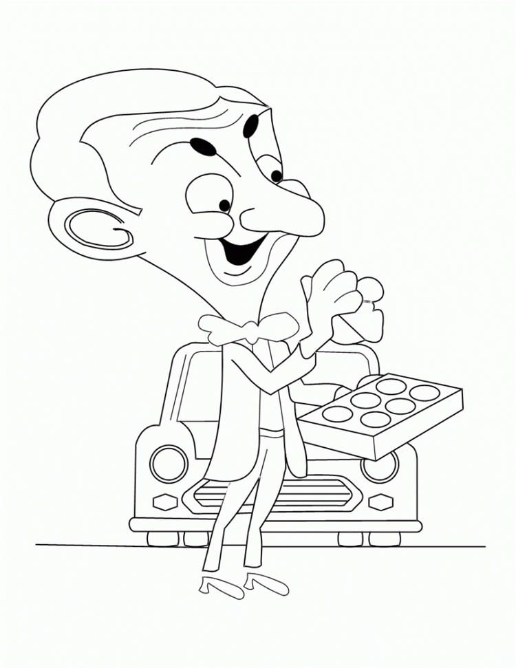 Read MoreKids Free Cartoon Coloring Pages Mr Bean | Cartoon ... - Coloring  Home