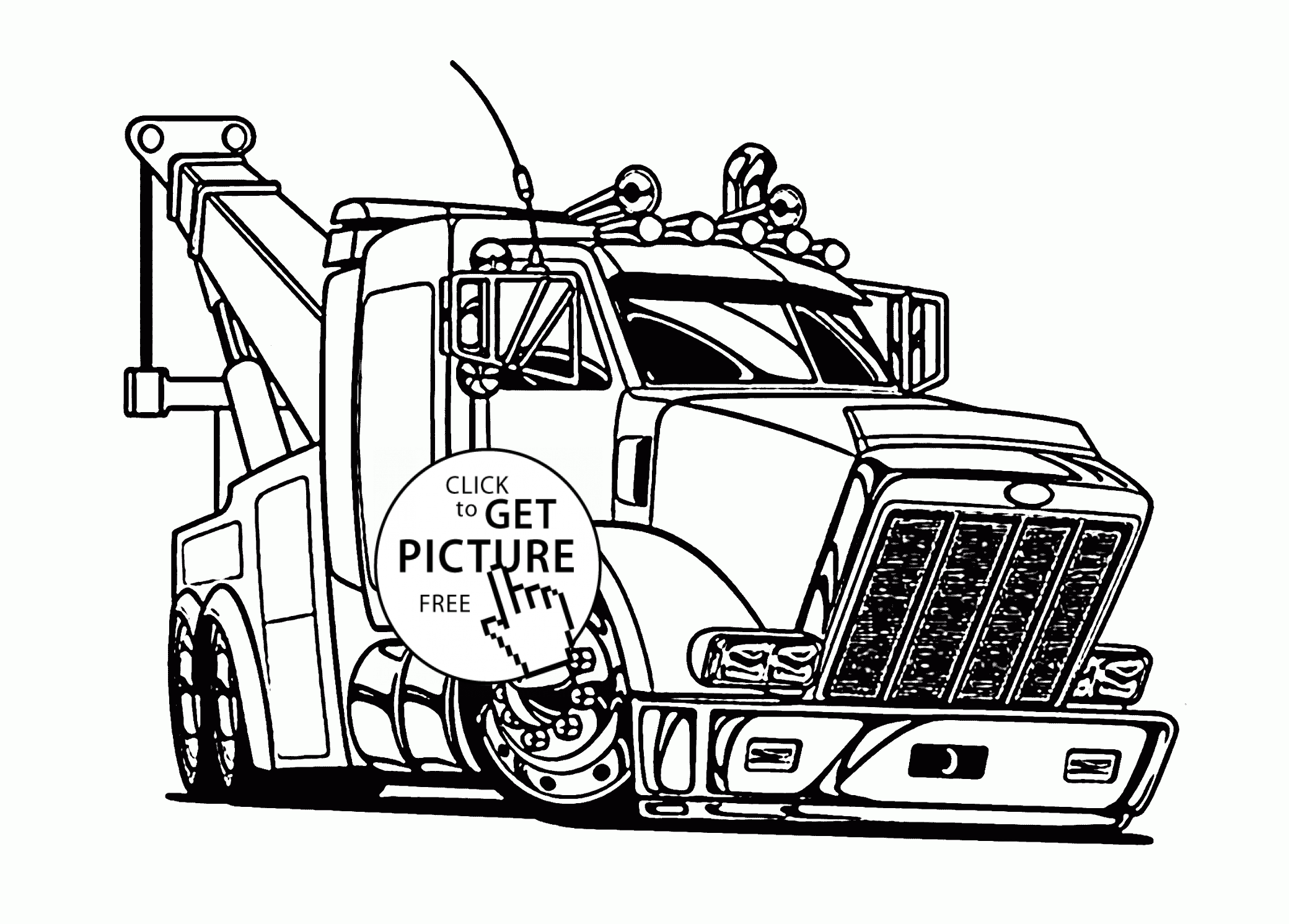 Truck Pictures To Draw Ideal Coloring Pages for Kids of All Ages