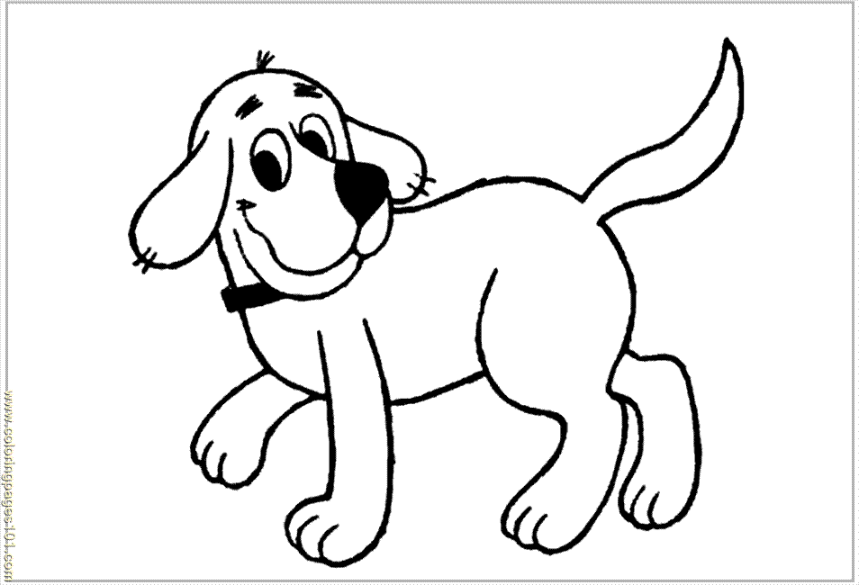 Clifford coloring pages to download and print for free