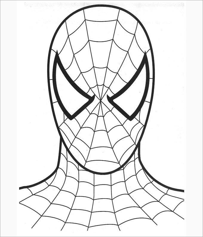 30+ Spiderman Colouring Pages - Printable Colouring Pages | Spiderman  coloring, Spiderman face, Spiderman mask