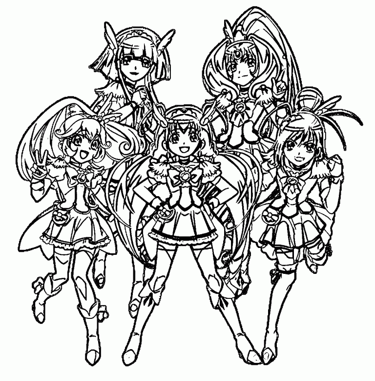 Glitter Force Coloring Pages - Best Coloring Pages For Kids | Glitter force  characters, Glitter force, Coloring pages