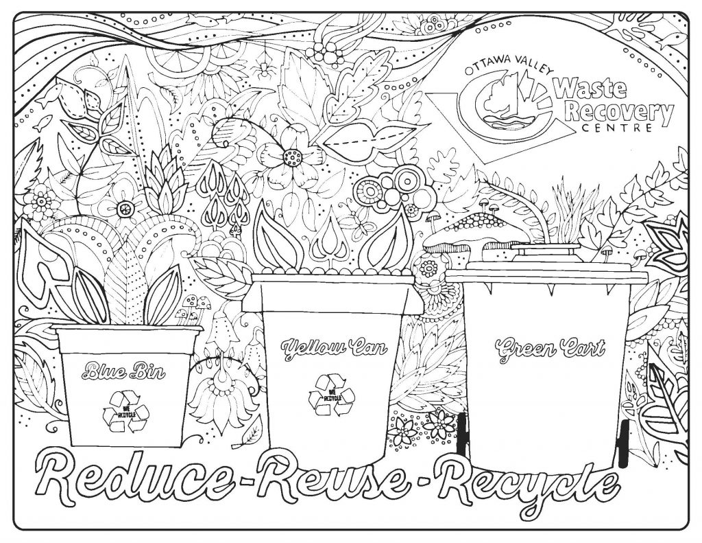KIDS: COLOURING PAGES – Ottawa Valley Waste Recovery Centre (OVWRC)