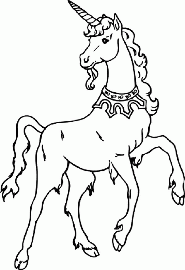 Unicorn Pegasus Coloring Page   Coloring Pages For Kids ...