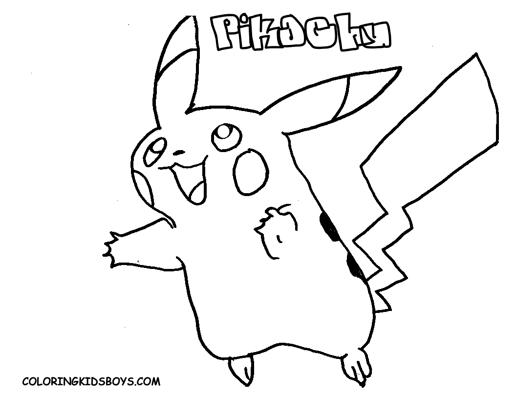 Pikachu Coloring Pages (18 Pictures) - Colorine.net | 4715