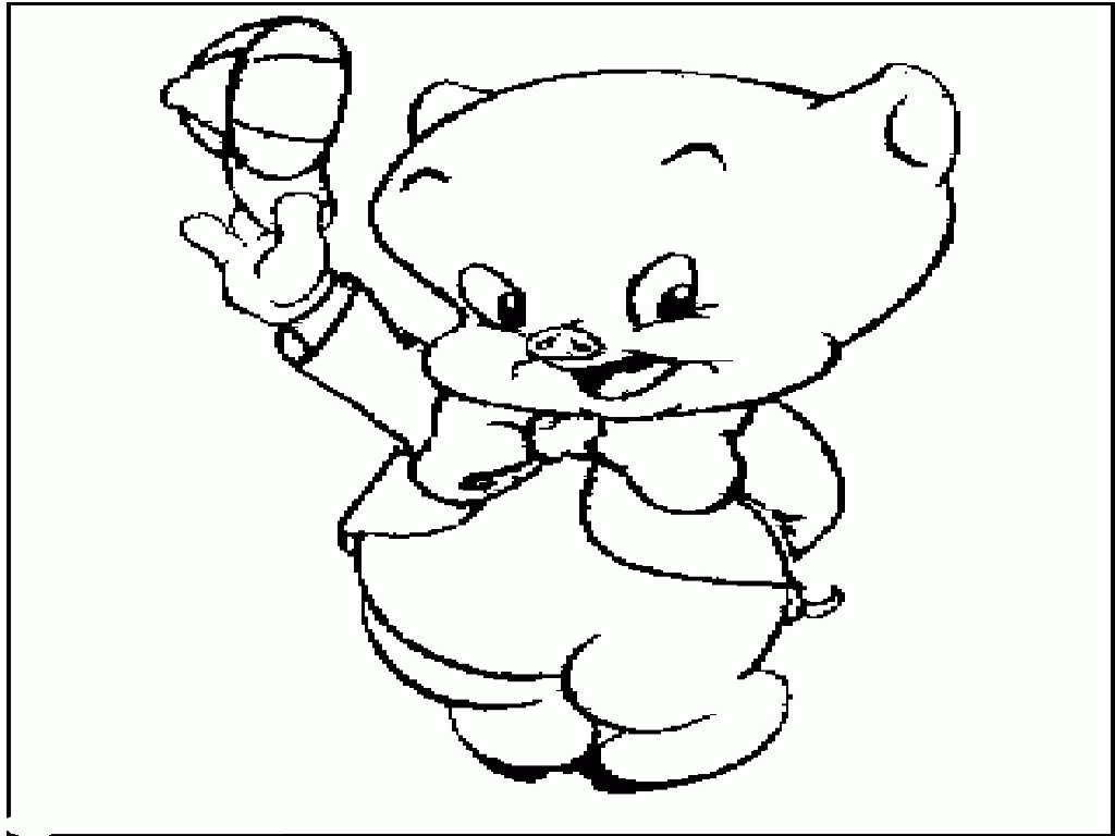 baby porky pig coloring pages | Best Coloring Page Site