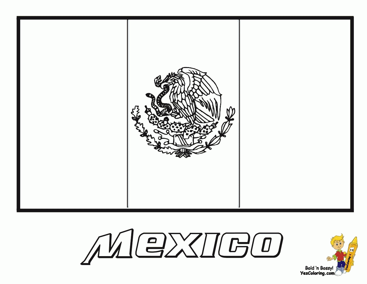 Gulf Of Mexico Coloring Pages New Mexico Flag Coloring Page. Kids ...
